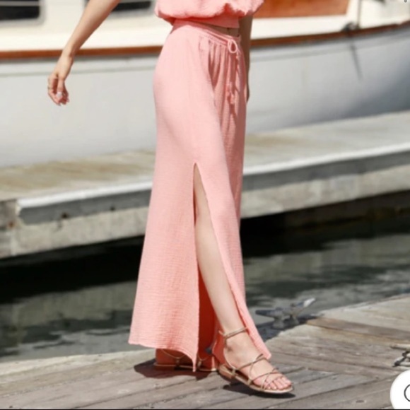 Bobi Gauze Maxi Skirt - Picture 4 of 8